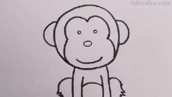 猴子怎么画简笔画图片（猴子怎么画简笔画图片大全大图）