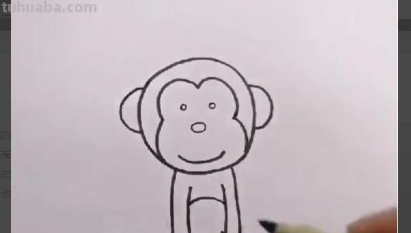 猴子怎么画简笔画图片（猴子怎么画简笔画图片大全大图）