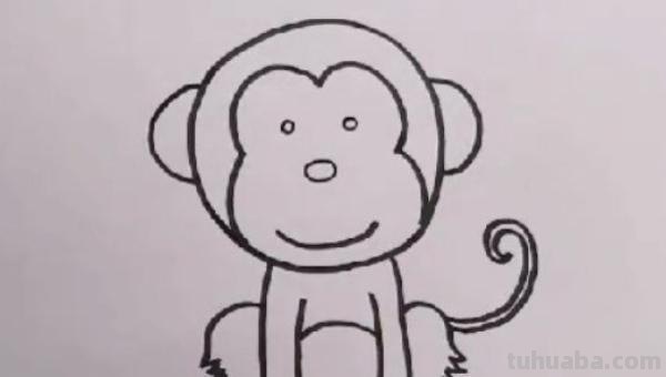 猴子怎么画简笔画图片（猴子怎么画简笔画图片大全大图）