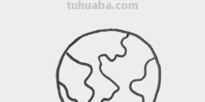 地球怎么画简笔画图片（地球怎么画简笔画图片大全）
