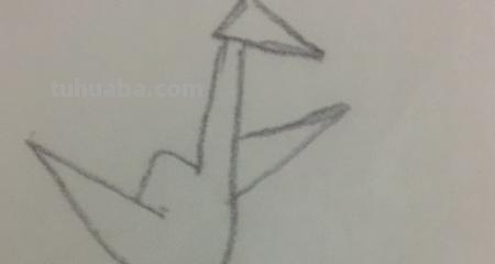 仙鹤怎么画简笔画图片（仙鹤怎么画简笔画图片大全）