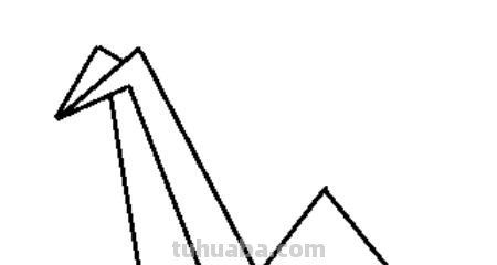 仙鹤怎么画简笔画图片（仙鹤怎么画简笔画图片大全）