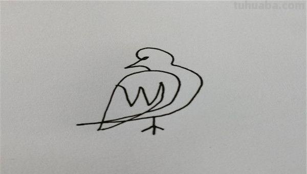 飞的小鸟怎么画简笔画（飞的小鸟怎么画简笔画图片）
