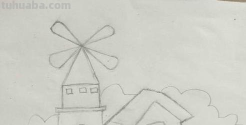 风车怎么画简笔画图片（风车怎么画简笔画图片大全图片）