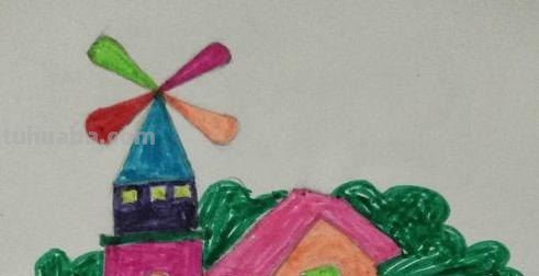 风车怎么画简笔画图片（风车怎么画简笔画图片大全图片）