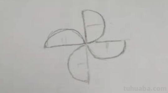 风车怎么画简笔画图片（风车怎么画简笔画图片大全图片）