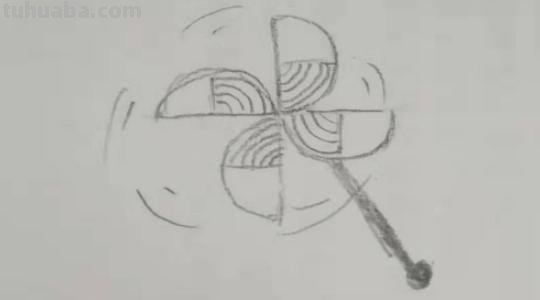 风车怎么画简笔画图片（风车怎么画简笔画图片大全图片）