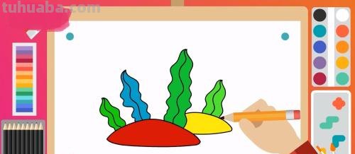 水草怎么画简笔画图片（水草怎么画简笔画图片大全）