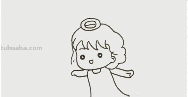 天使怎么画简笔画图片（天使怎么画简笔画图片QQ红包）