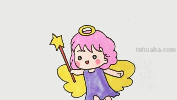 天使怎么画简笔画图片（天使怎么画简笔画图片QQ红包）