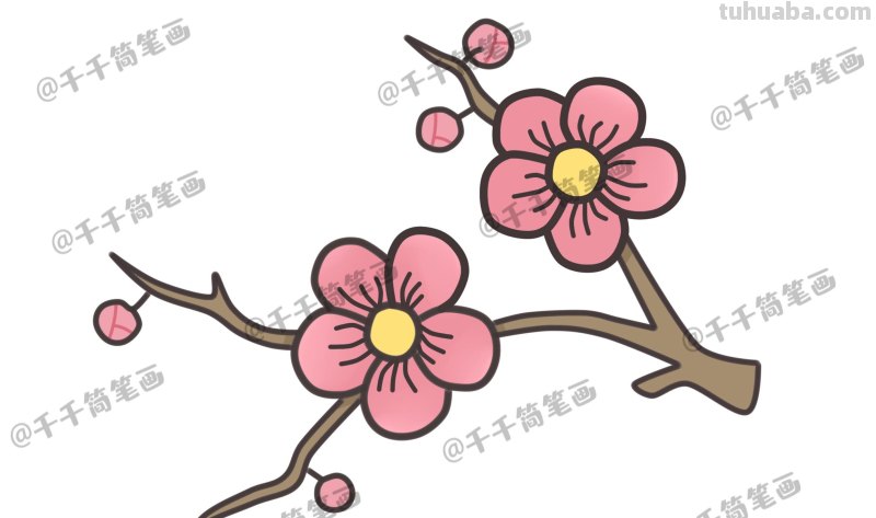 花草树木简笔画，很适合拿去教小朋友！转存收藏