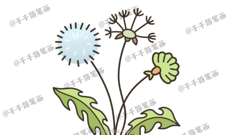 花草树木简笔画，很适合拿去教小朋友！转存收藏