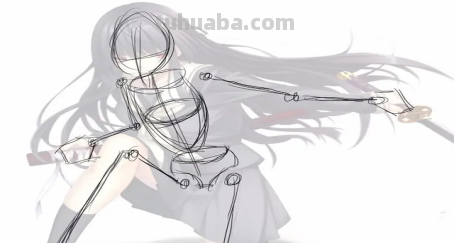 人体体块的画法