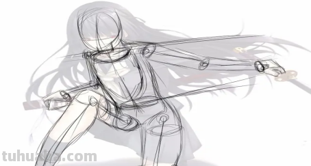 人体体块的画法