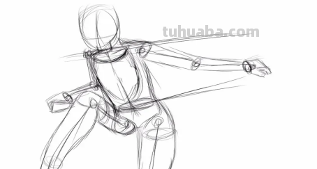 人体体块的画法