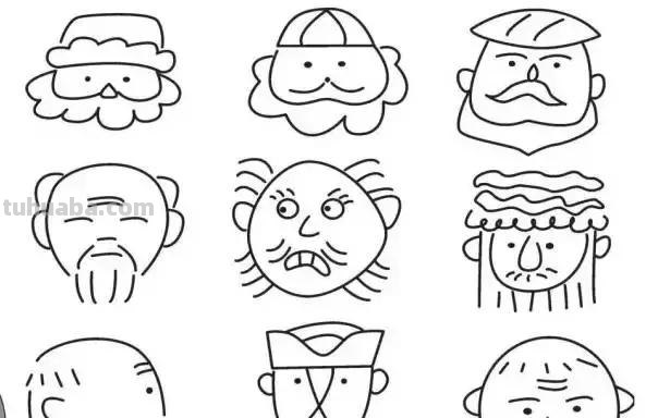 简笔画｜人物简笔画大全，简单好画，一学就会，快为宝宝收藏！