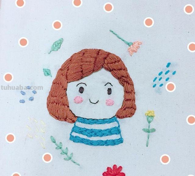 一组萌萌哒人物简笔画~非常可爱~