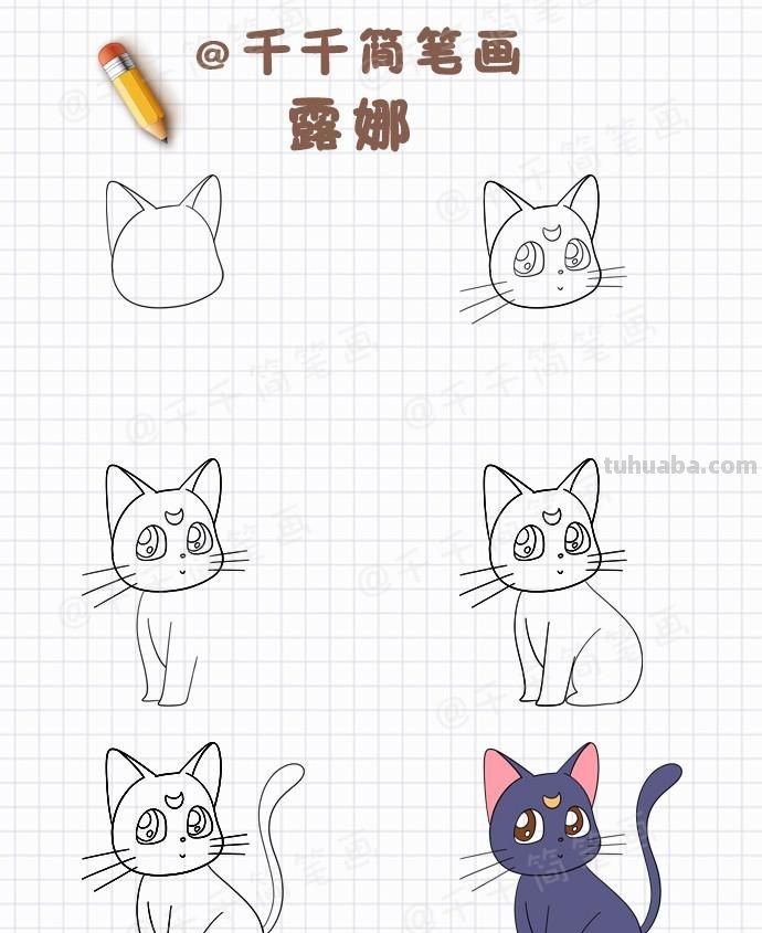 分享一组简笔画热门动漫人物教程,大家认得出来吗? 分享一组简笔画热门动漫人物教程,大家认得出来吗?