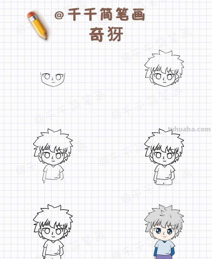 分享一组简笔画热门动漫人物教程,大家认得出来吗? 分享一组简笔画热门动漫人物教程,大家认得出来吗?