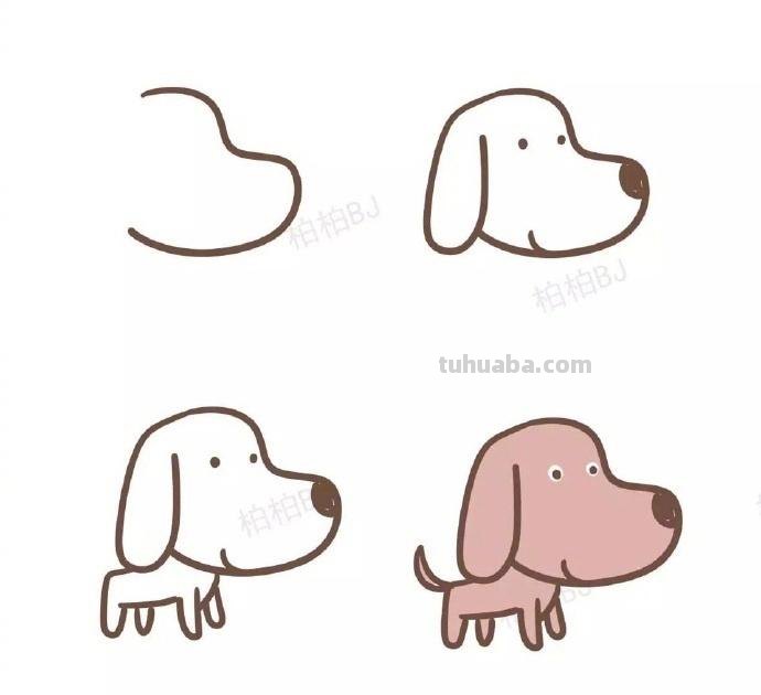 亲子小小手工课｜9种狗狗的简笔画