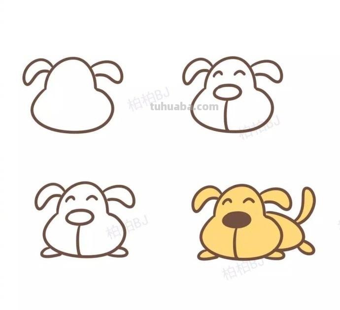 亲子小小手工课｜9种狗狗的简笔画