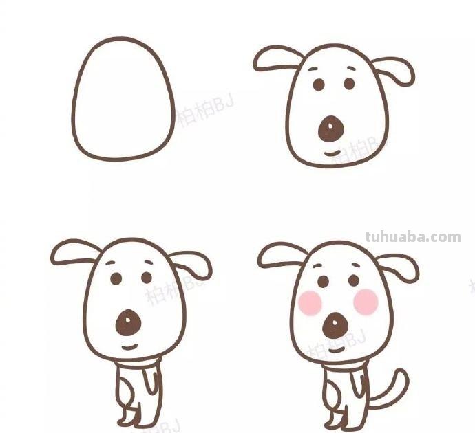 亲子小小手工课｜9种狗狗的简笔画
