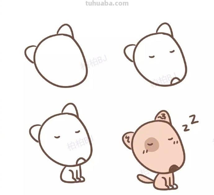 亲子小小手工课｜9种狗狗的简笔画