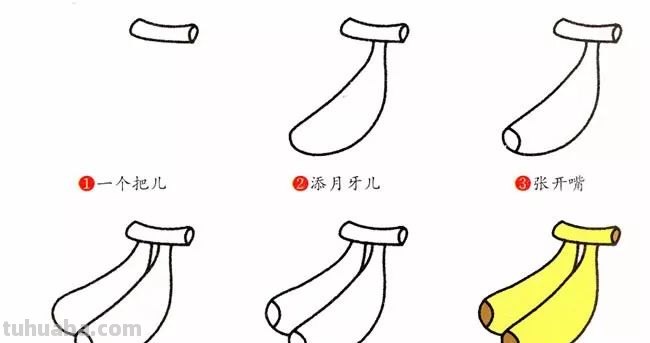 每天学一幅简笔画-水果简笔画大全