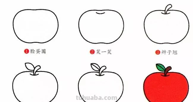 每天学一幅简笔画-水果简笔画大全