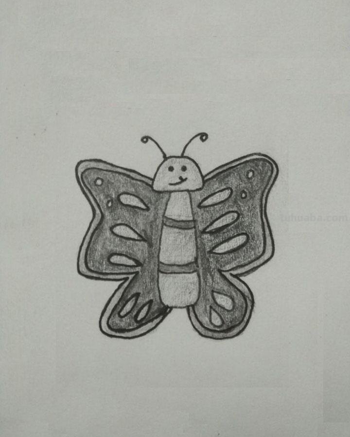 临摹的简笔画 小昆虫