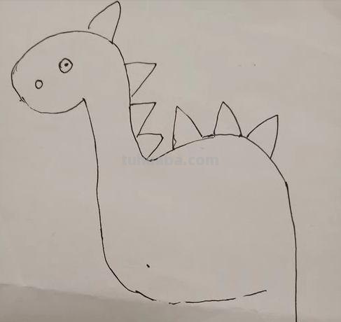 三角龙简笔画怎么画（三角龙简笔画怎么画好看）