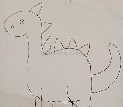 三角龙简笔画怎么画（三角龙简笔画怎么画好看）