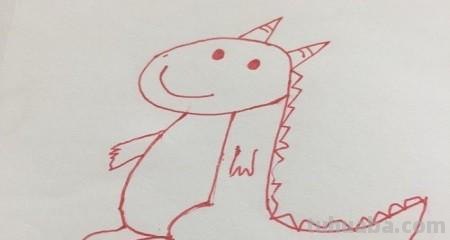 三角龙简笔画怎么画（三角龙简笔画怎么画好看）