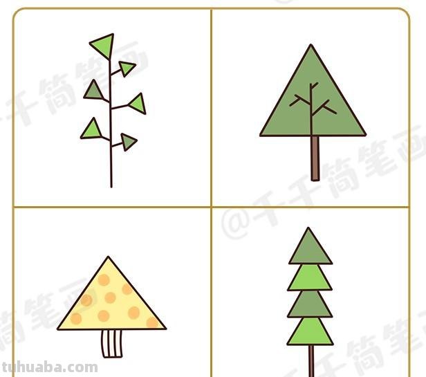 只用三角形就能画出99种小动物简笔画，再手残也学得会