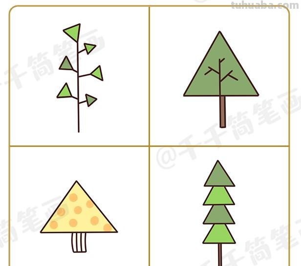 只用三角形就画出99个可爱小动物简笔画，快为孩子收藏起来吧
