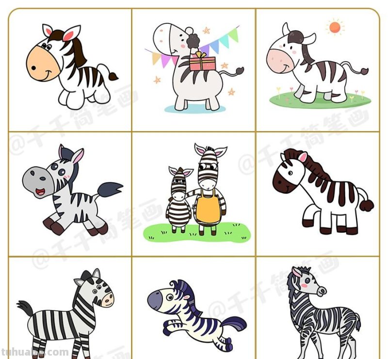 这么多超萌小动物，小朋友最爱了！宝妈快收藏带宝宝学画吧