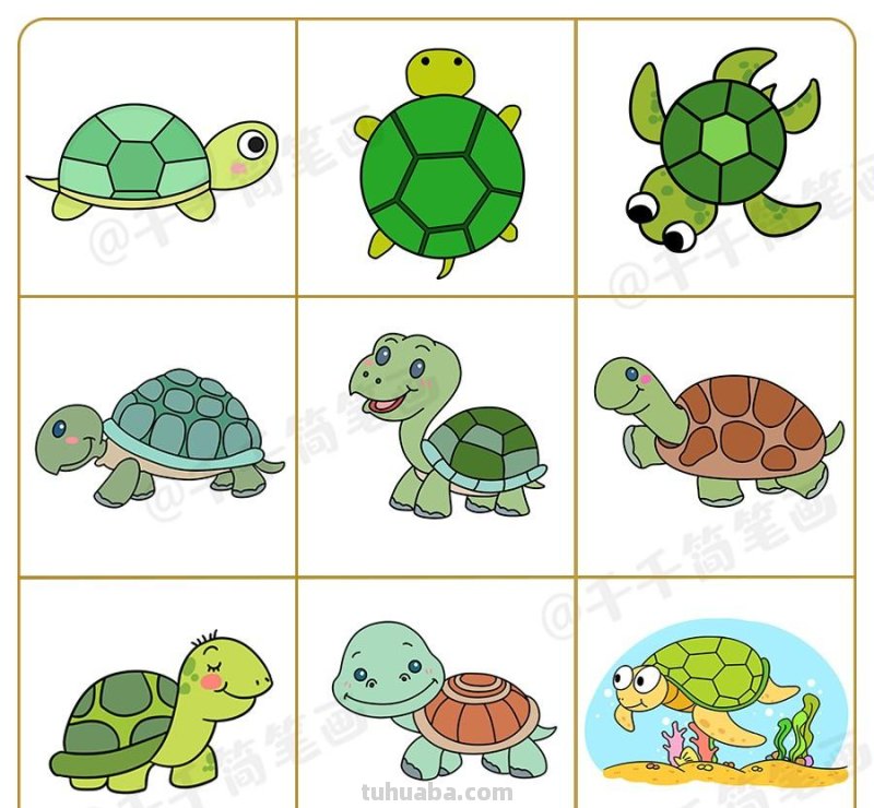 这么多超萌小动物，小朋友最爱了！宝妈快收藏带宝宝学画吧