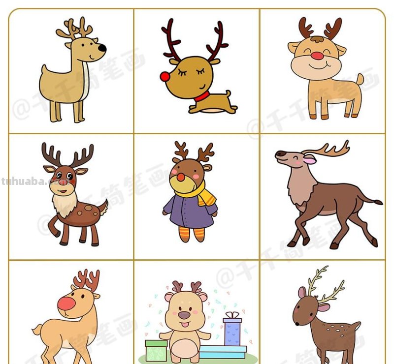 这么多超萌小动物，小朋友最爱了！宝妈快收藏带宝宝学画吧