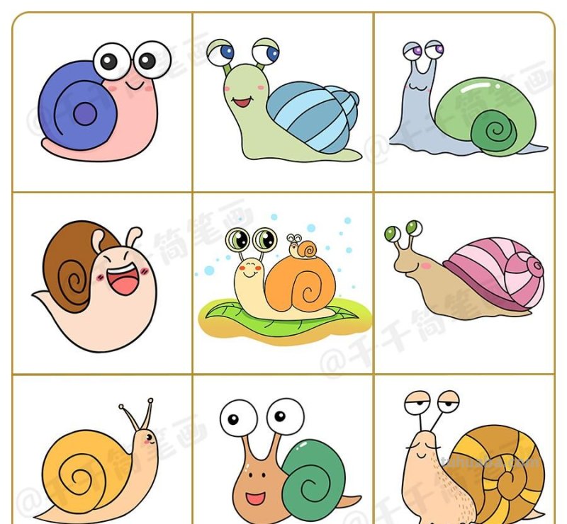 这么多超萌小动物，小朋友最爱了！宝妈快收藏带宝宝学画吧