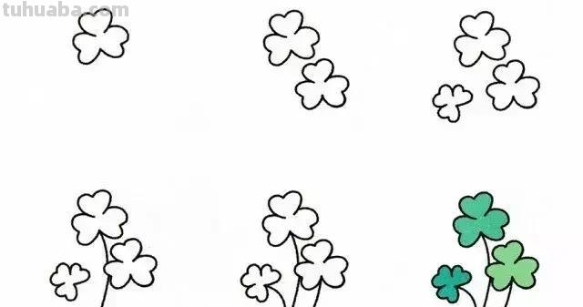 9种植物简笔画小教程，一学就会！