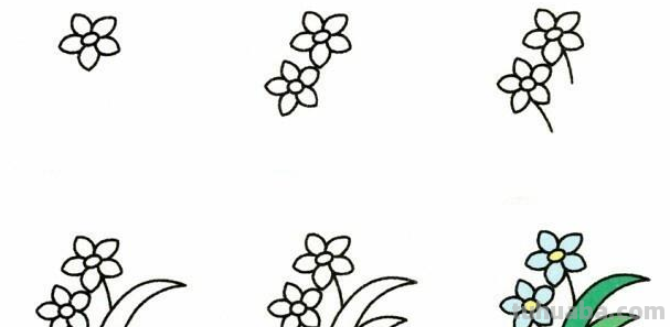 19种植物简笔画小教程，宝妈妈们的亲子活动素材~