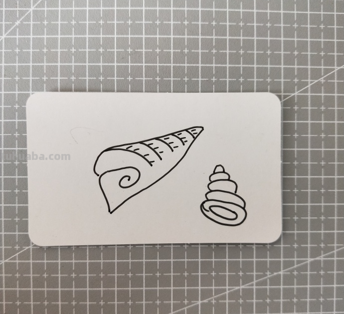 小鱼小虾米简笔画~海底世界