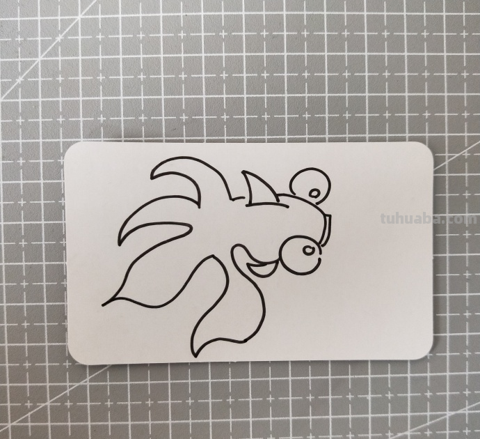 小鱼小虾米简笔画~海底世界