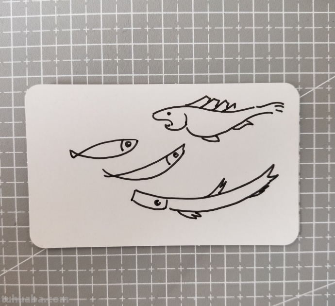 小鱼小虾米简笔画~海底世界