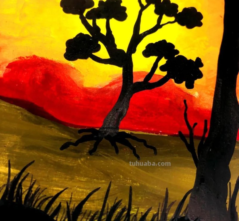 绘画教程丨少儿美术《雪豹》 绘画教程丨少儿美术《雪豹》