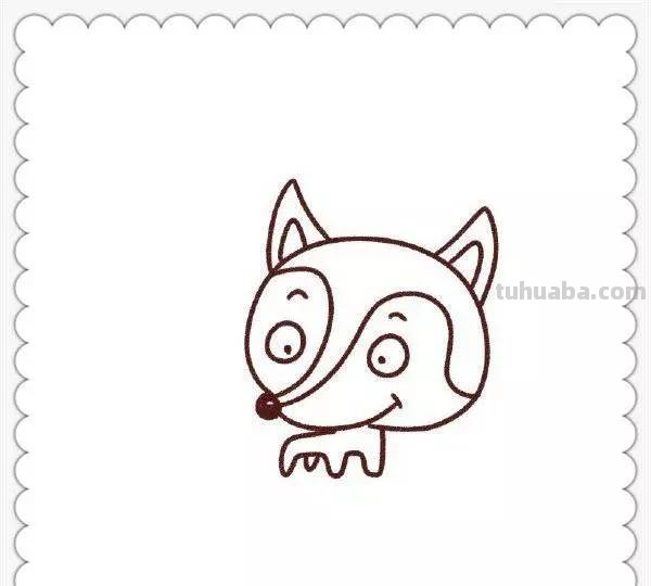 儿童简笔画精选-狐狸（Fox）