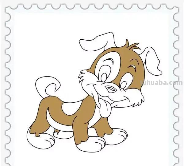 儿童简笔画精选-小狗狗（Puppy）