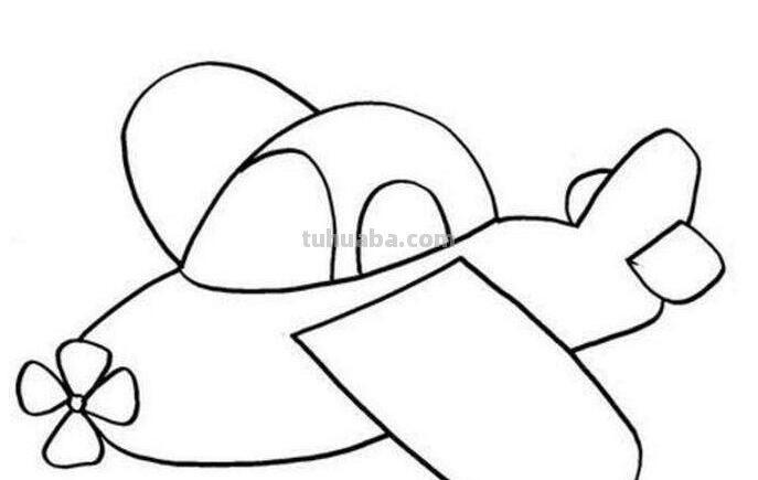 一组飞机的简笔画，手账手抄报素材，喜欢就转走吧~