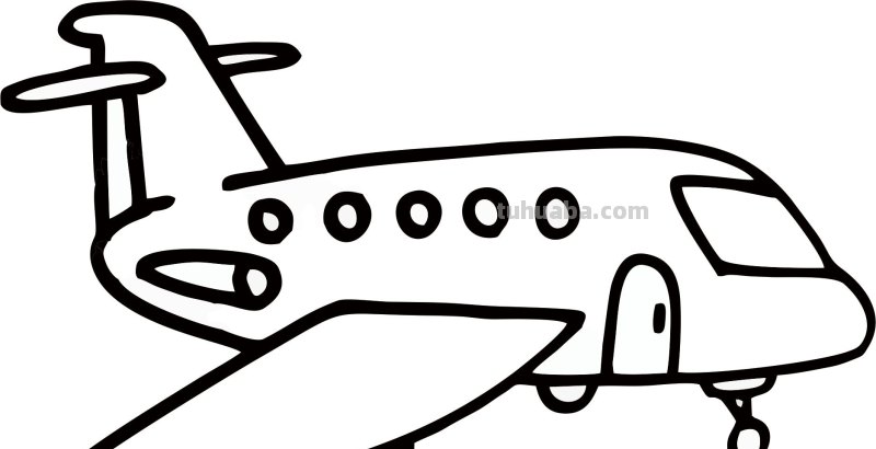 一组飞机的简笔画，手账手抄报素材，喜欢就转走吧~