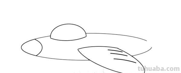 每天学一幅简笔画-卡通战斗机简笔画画法步骤图片教程 每天学一幅简笔画-卡通战斗机简笔画画法步骤图片教程